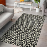 Coffee Bean Abstract Modern Pattern Area Rug