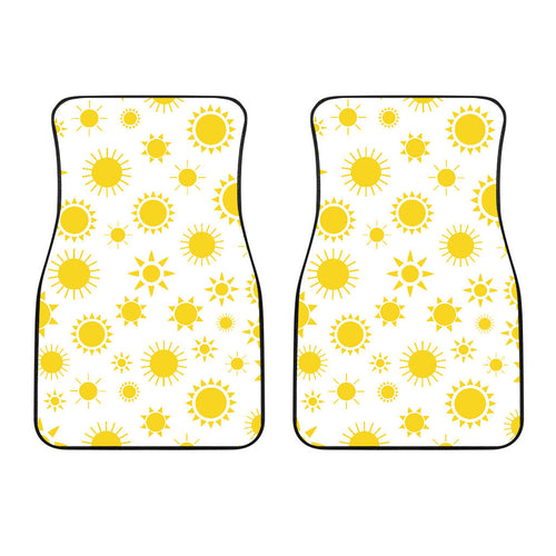 Sun Pattern Front Car Mats