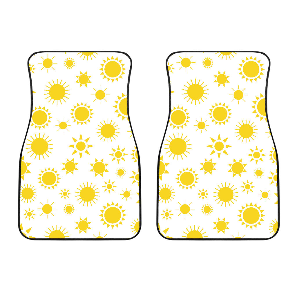 Sun Pattern Front Car Mats