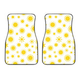 Sun Pattern Front Car Mats