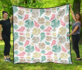 Colorful Shell Pattern Premium Quilt