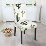 Cute Cactus Pattern Dining Chair Slipcover