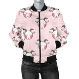 Cute Goat Pattern Women'S Bomber Jacket