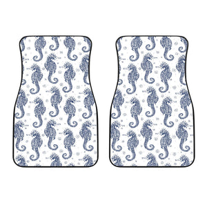 Seahorse Pattern Background Front Car Mats