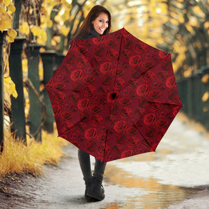 Rose Pattern Print Design 03 Umbrella
