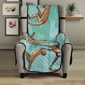 Monkey Palm tree background Chair Cover Protector