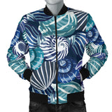 Shell Design Pattern Men'S Bomber Jacket