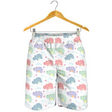 Hippopotamus Pattern Print Design 03 Men Shorts