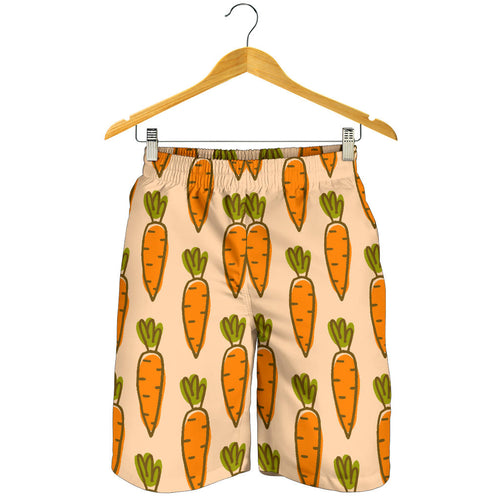 Carrot Pattern Print Design 04 Men Shorts
