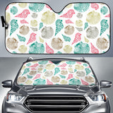 Colorful Shell Pattern Car Sun Shade
