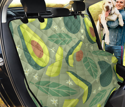 Avocado Pattern Dog Car Seat Covers