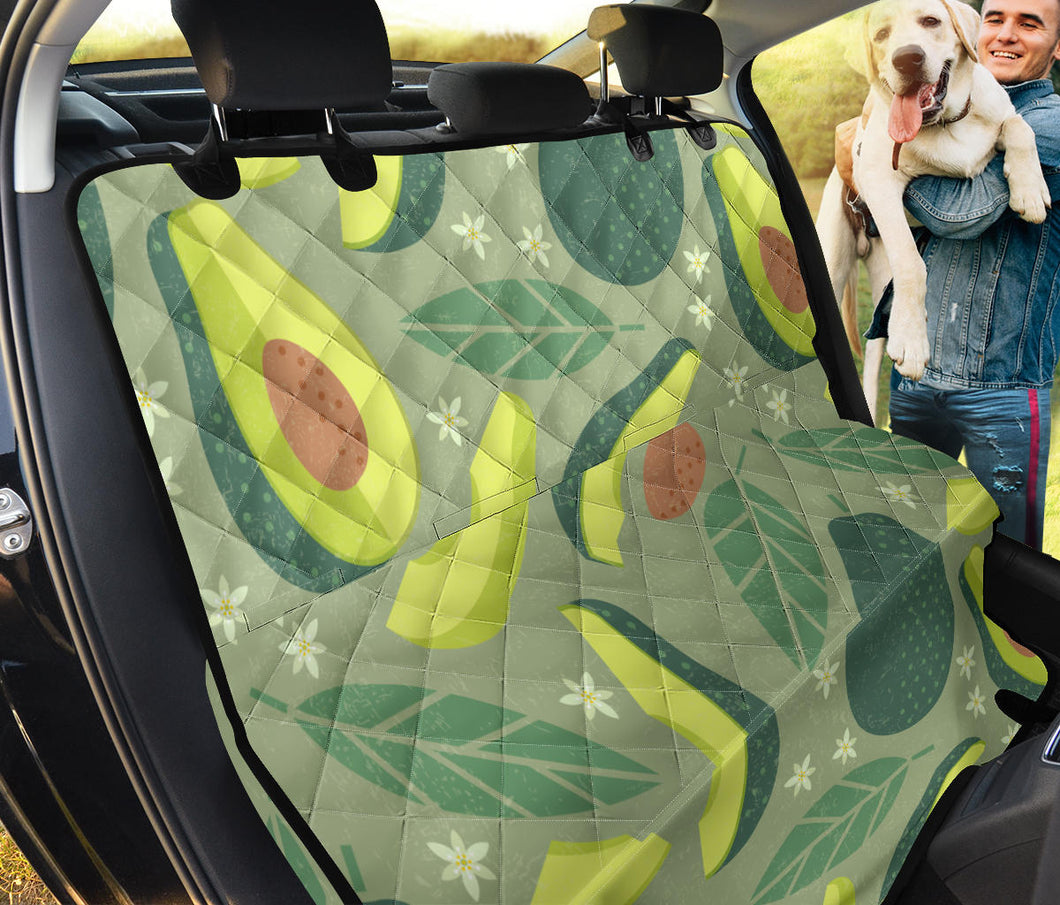 Avocado Pattern Dog Car Seat Covers