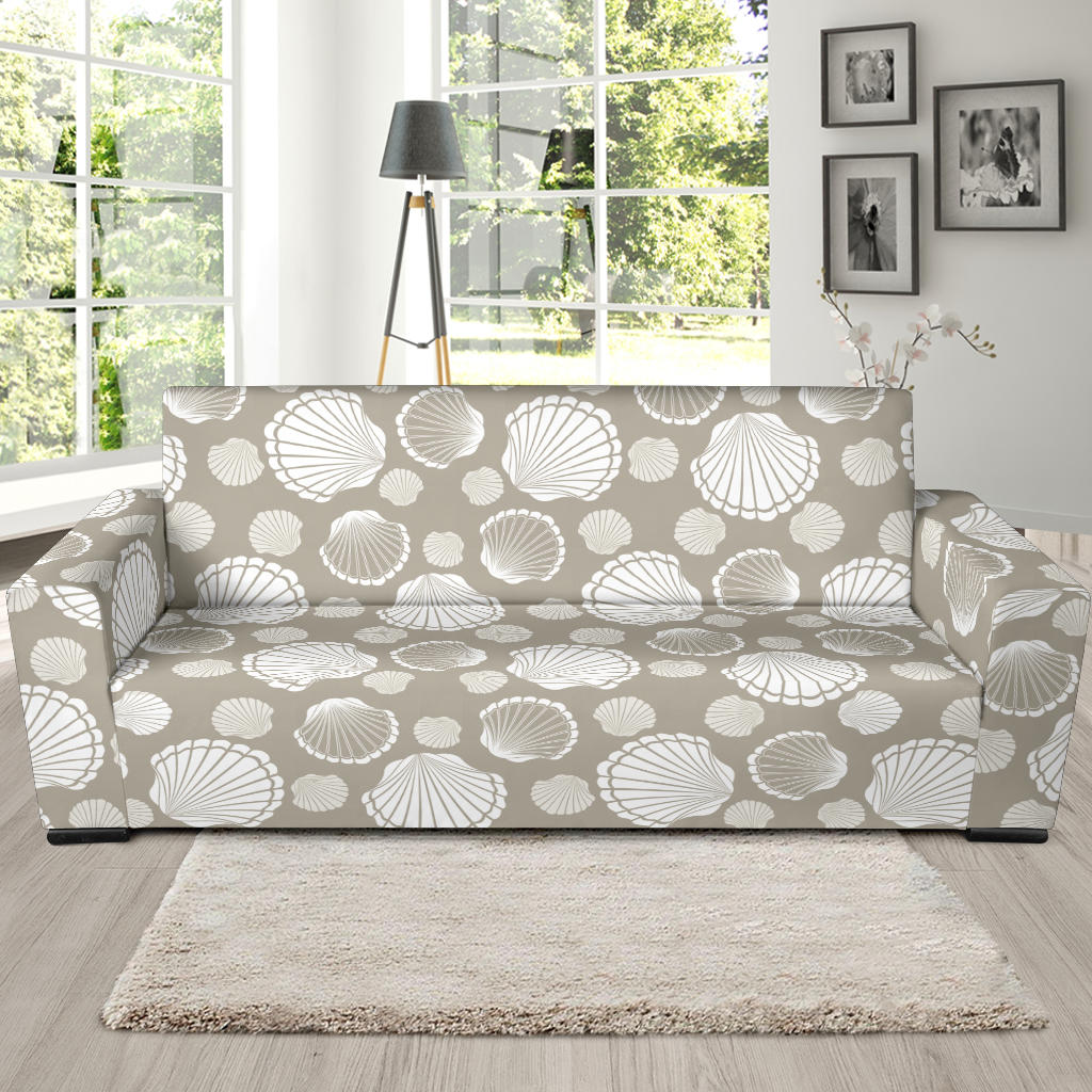 Scallop Shell Pattern Sofa Slipcover