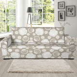 Scallop Shell Pattern Sofa Slipcover