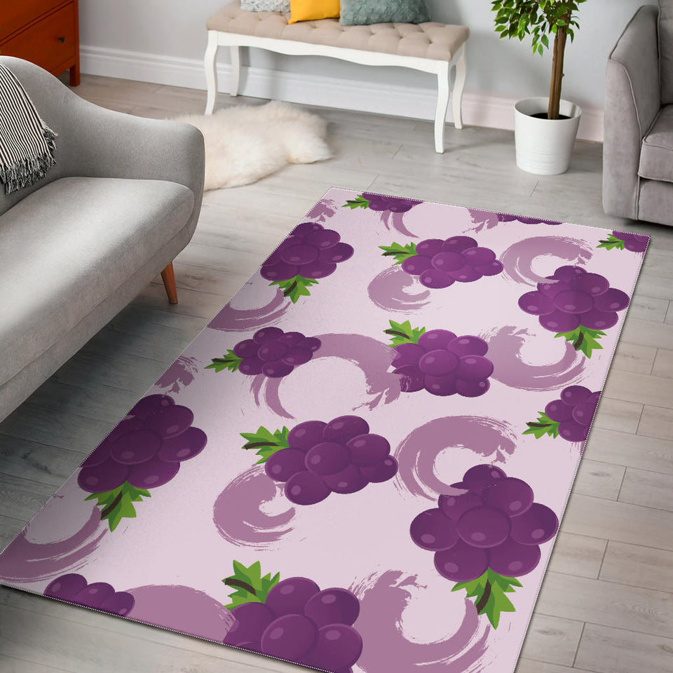 Cute Grape Pattern Area Rug