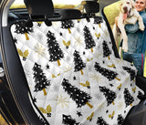 Christmas Tree Holly Snow Star Pattern Dog Car Seat Covers