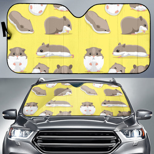 Cute Hamster Pattern Car Sun Shade