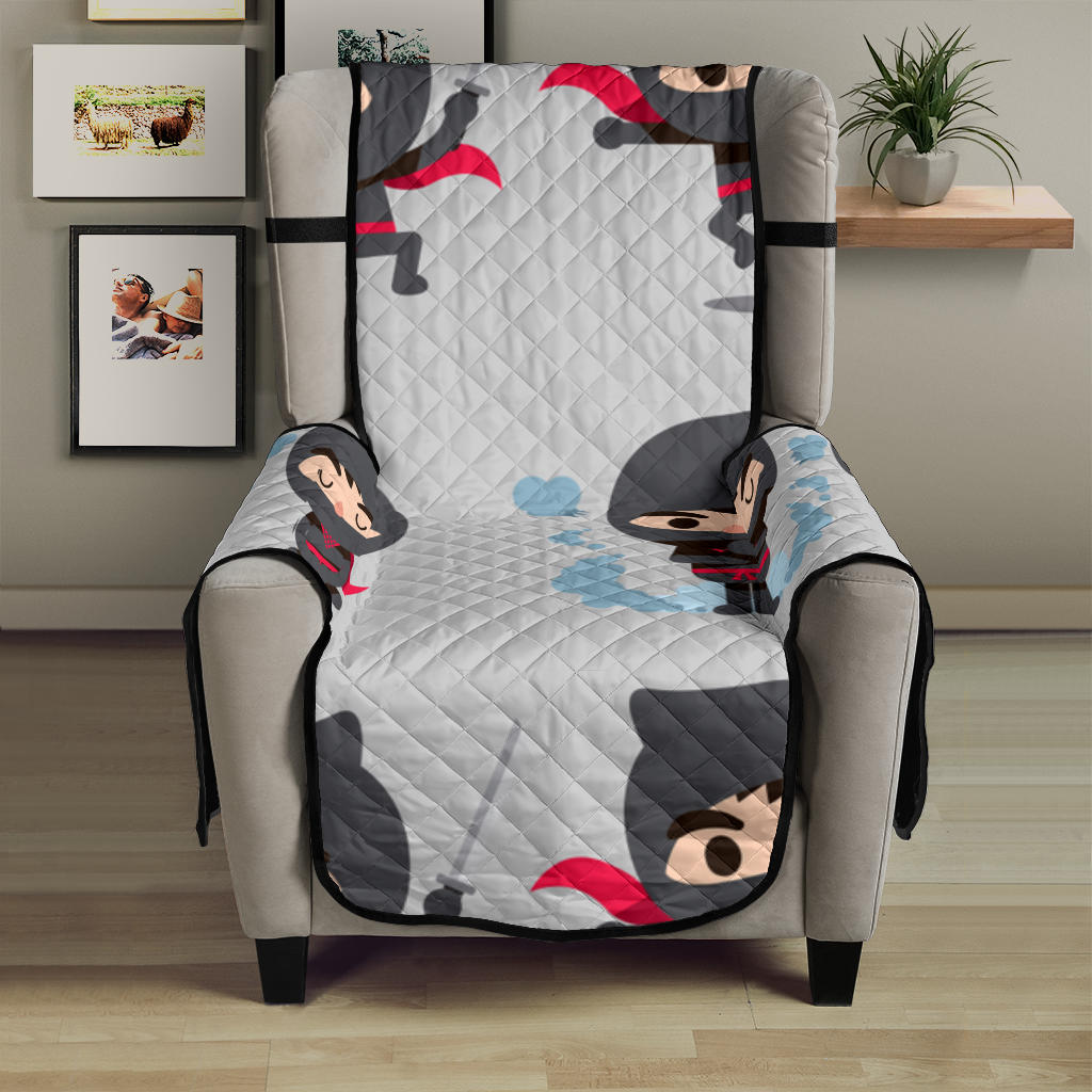Cute ninja pattern Chair Cover Protector