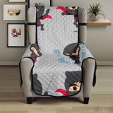 Cute ninja pattern Chair Cover Protector