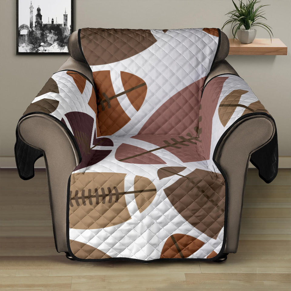 American football ball pattern Recliner Cover Protector