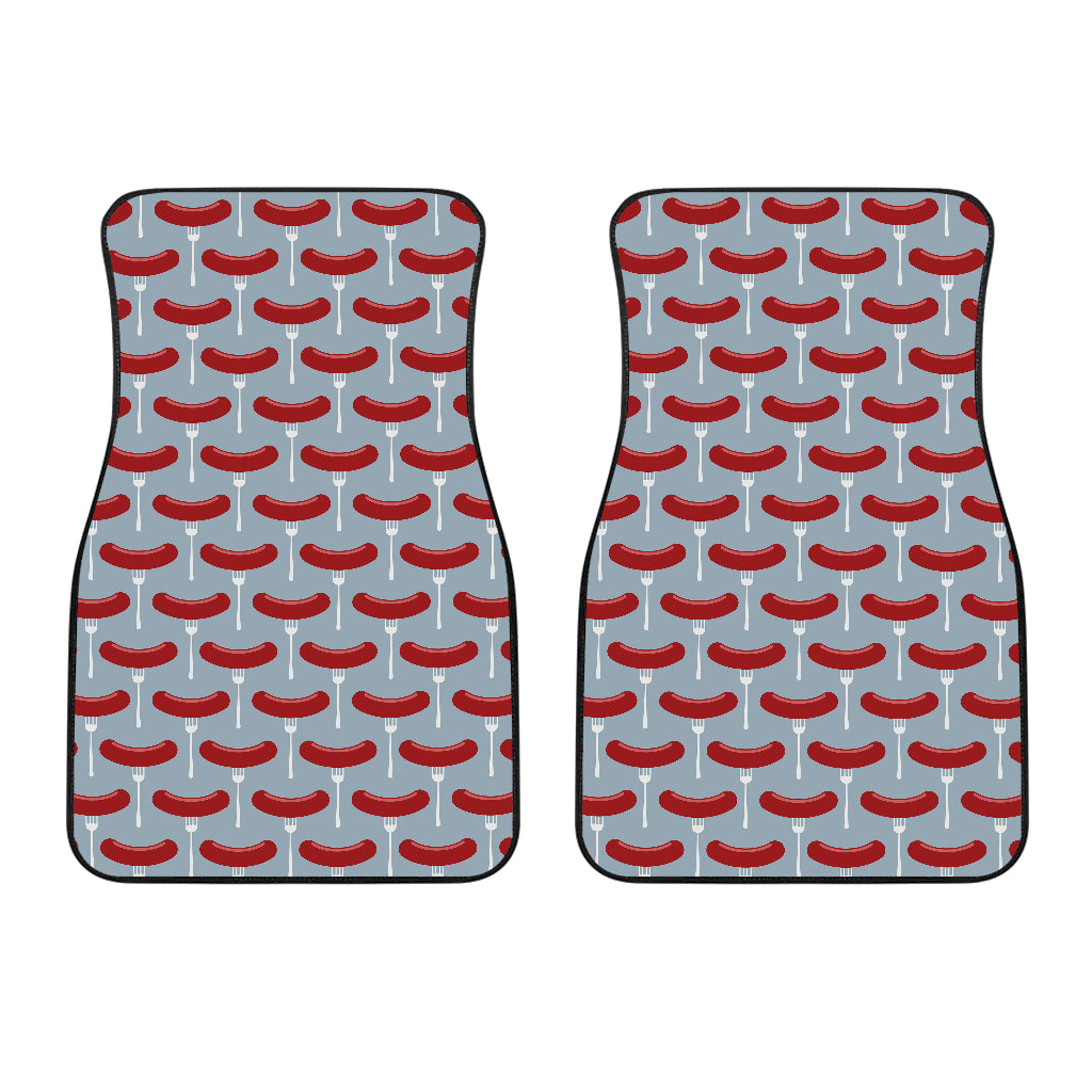 Sausage Pattern Print Design 02 Front Car Mats