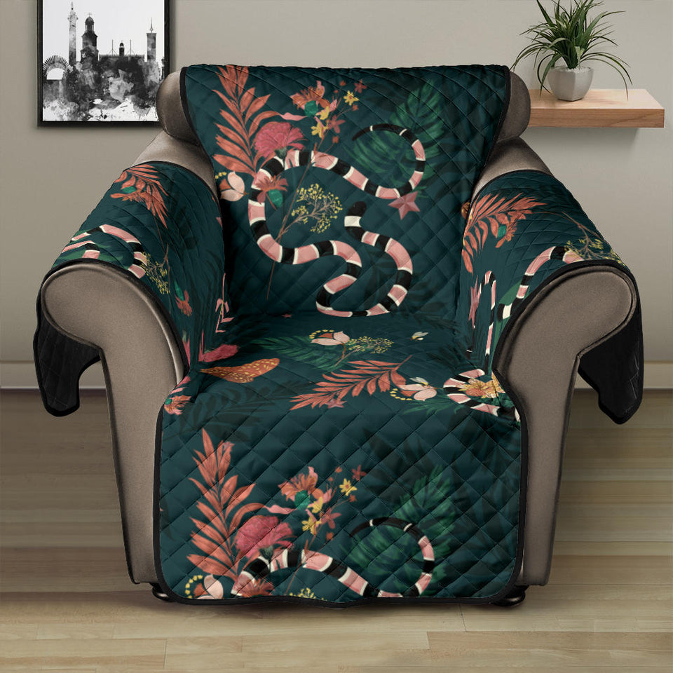 Snake forest pattern Recliner Cover Protector