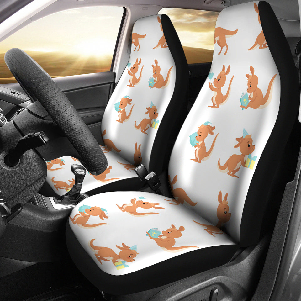 Cute Kangaroo Pattern Universal Fit Car Seat Covers