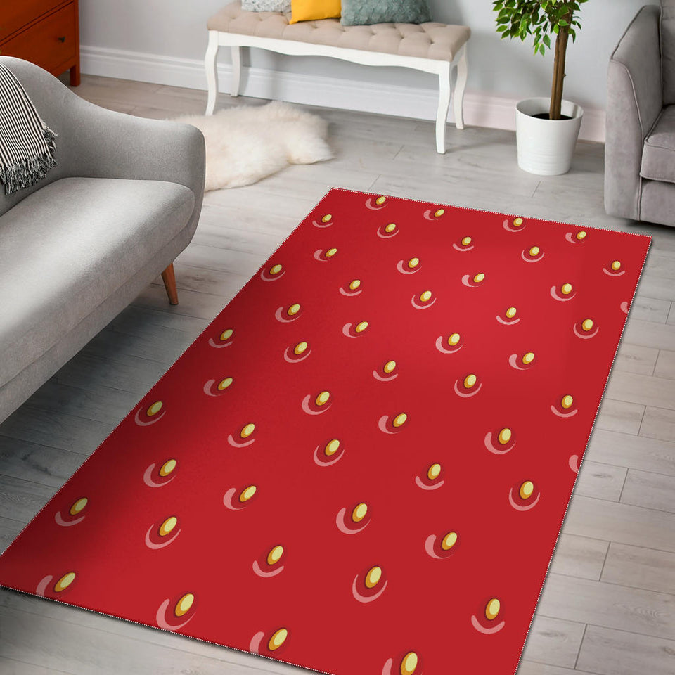 Strawberry Texture Skin Pattern Area Rug