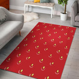 Strawberry Texture Skin Pattern Area Rug