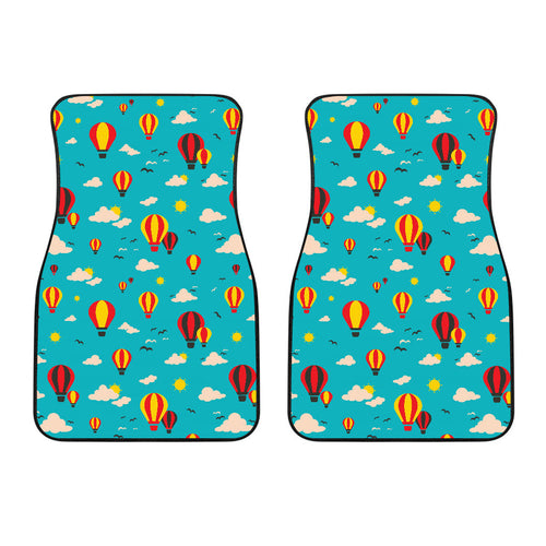 Hot Air Balloon Sky Pattern Front Car Mats