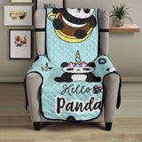 Cute baby panda pattern Chair Cover Protector