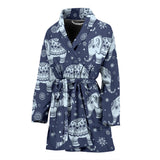 Elephant Tribal Design Pattern Women'S Bathrobe