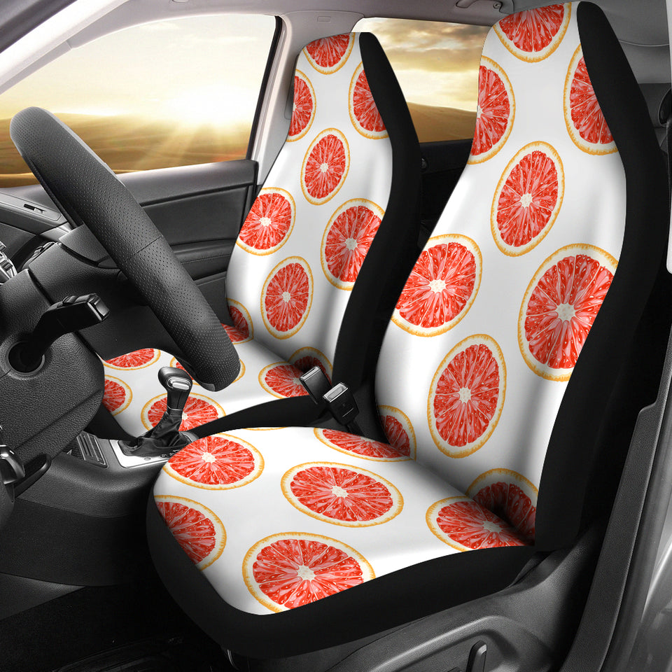 Grapefruit Pattern Universal Fit Car Seat Covers