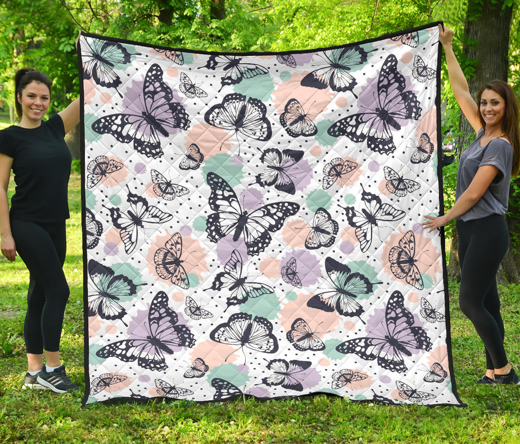 Butterfly Pattern Premium Quilt