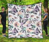 Butterfly Pattern Premium Quilt