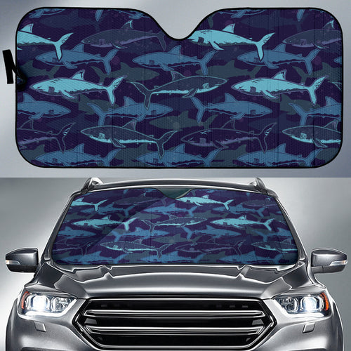 Shark Pattern Car Sun Shade