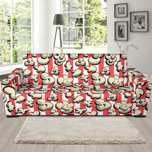 Popcorn Pattern Print Design 05  Sofa Slipcover