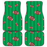 American Football Ball Field Background Front And Back Car Mats