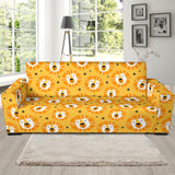 Lion Pattern Print Design 03 Sofa Slipcover