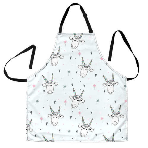 Cute Goat Design Pattern Adjustable Apron