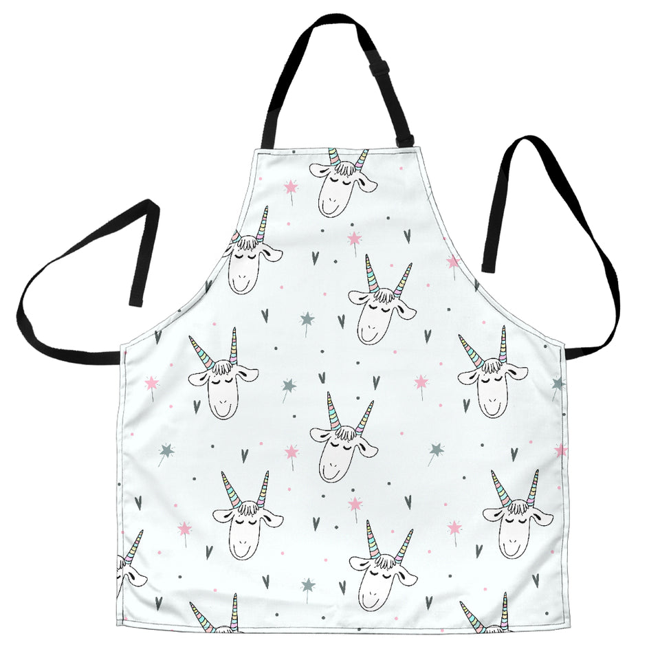 Cute Goat Design Pattern Adjustable Apron