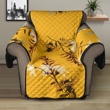 Bee flower pattern Recliner Cover Protector