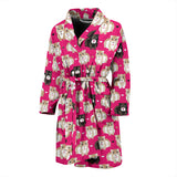 Guinea Pig Pattern Print Design 01 Men's Bathrobe