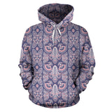 Indian Batik Style Pattern Men Women Pullover Hoodie