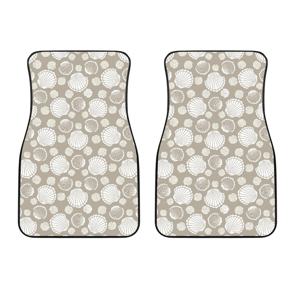 Scallop Shell Pattern Front Car Mats