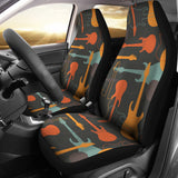 Electric Guitars Pattern Universal Fit Car Seat Covers