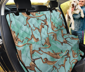 Monkey Palm Tree Background Dog Car Seat Covers