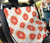 Grapefruit Pattern Dog Car Seat Covers