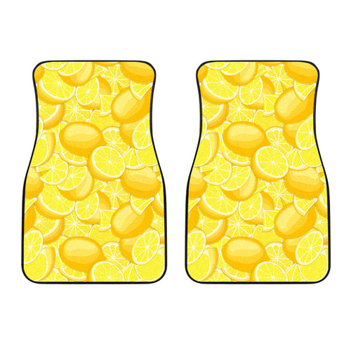 Lemon Pattern Front Car Mats