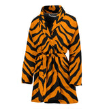Bengal Tigers Skin Print Pattern Women'S Bathrobe